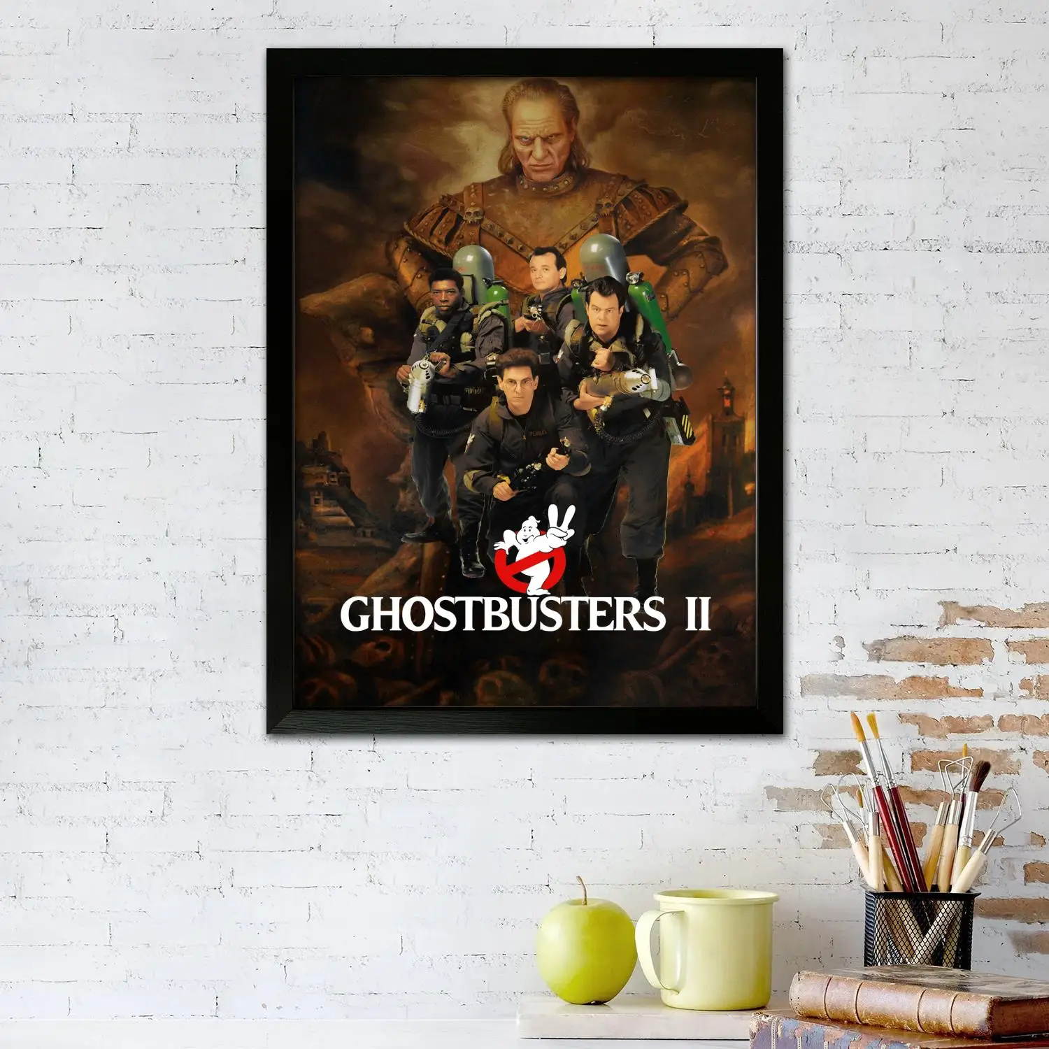 ghostbusters Canvas Art Poster and Wall Art Picture Print, Modern Family Bedroom Decor Posters,Decorative painting