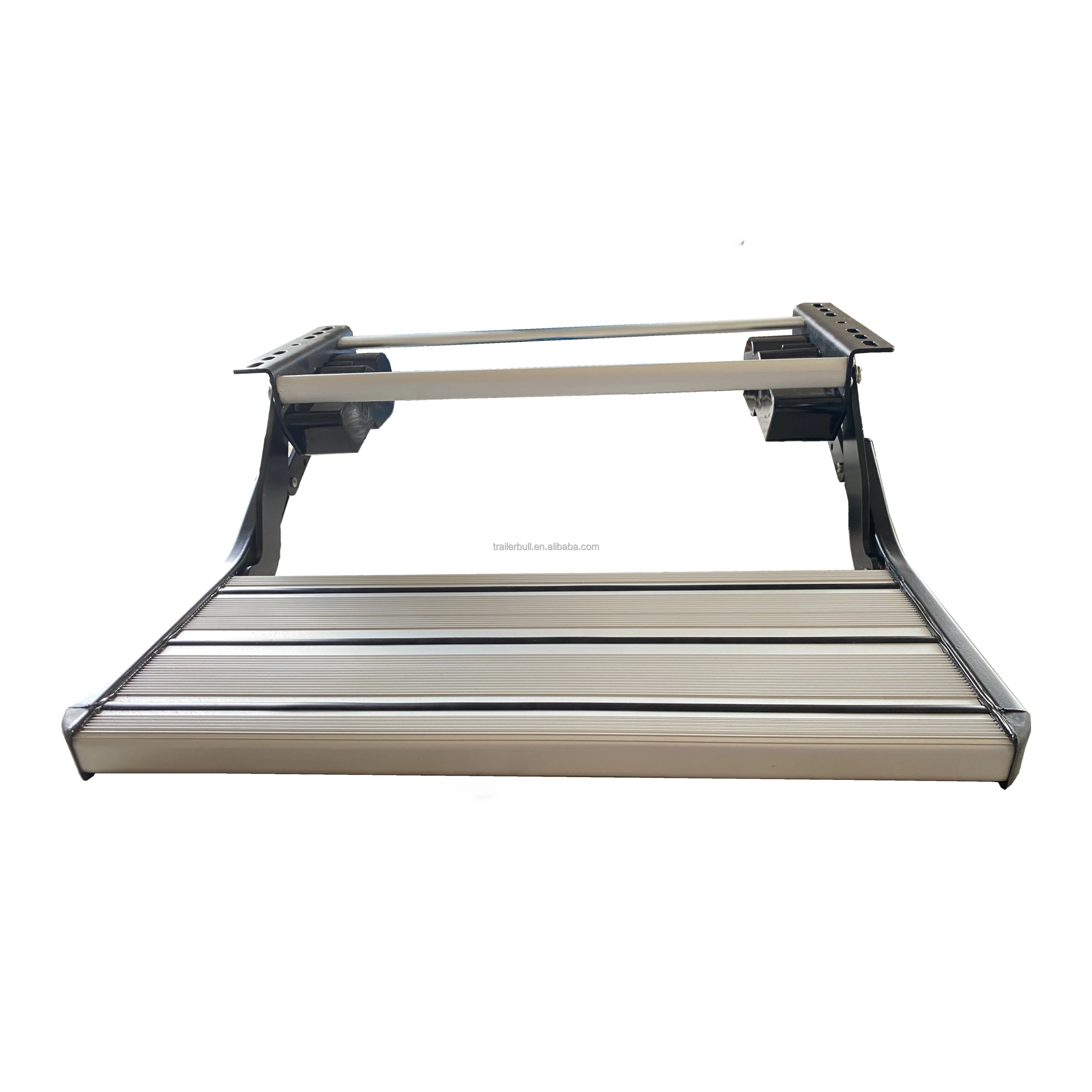 1-Stair Electric RV Steps for Caravans Motorhomes Trailers Campers Expedition Trucks; Automatic for Flatbed Truck Campers