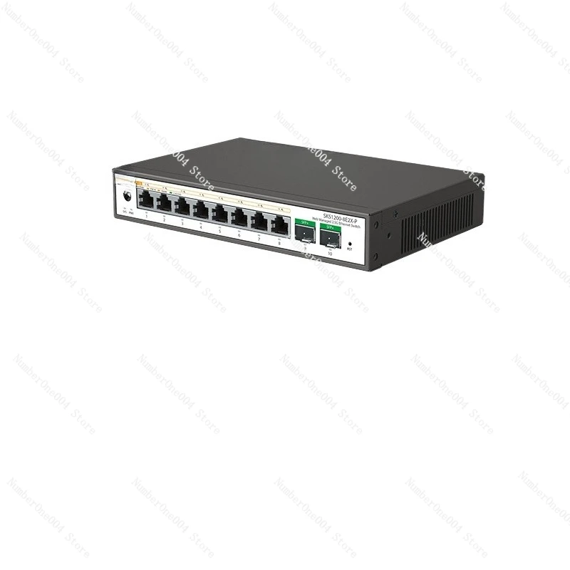 

Suitable for 2.5G POE Switch Gigabit 10G Optical Port 8 Ports 16 Ports 24 Ports National Standard 48V Intelligent Management