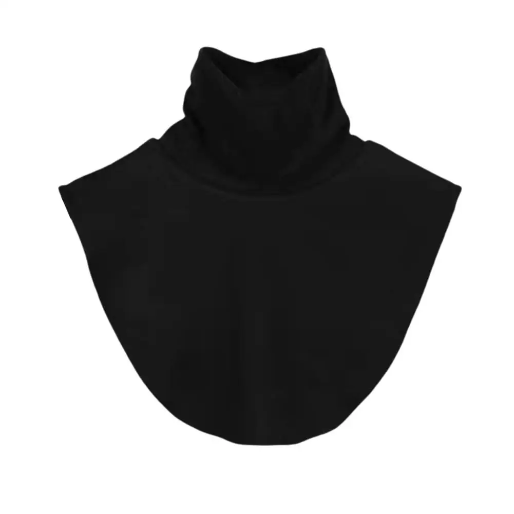 Spring Winter DIY Shirts Collar Patch T-shirts Extended Neck Detachable Inner Lapel Collar Warmer Turtleneck Fake Collar