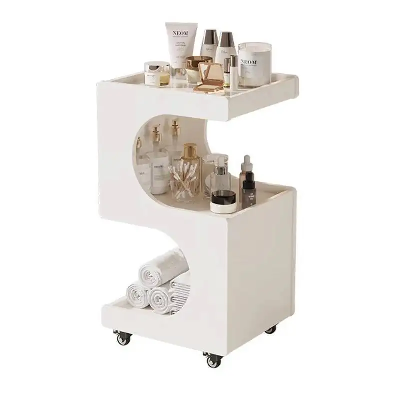 عربة صالون متحركة بسيطة العصرية الجمال عربة تخزين حديثة عربة تصفيف الشعر أداة Carritos Organizadores أثاث الصالون #4