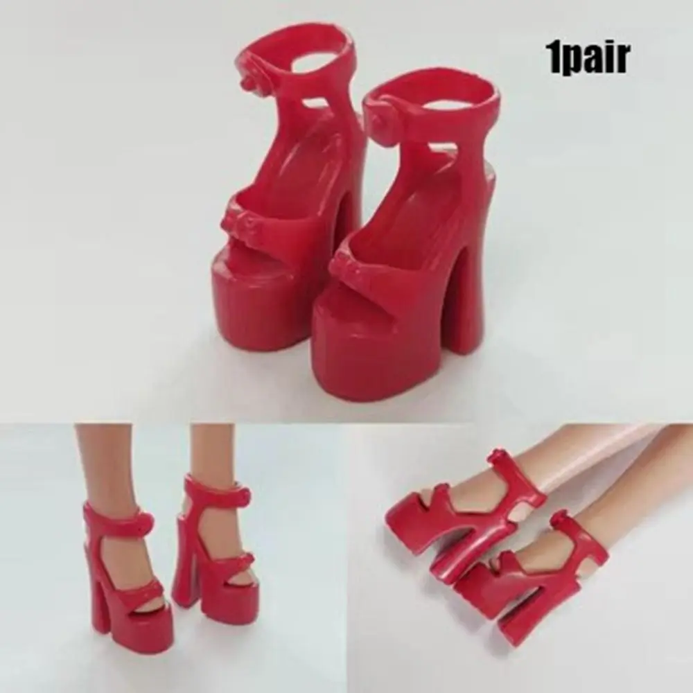 Quality 1/6 Doll Shoes High Quality 30cm 10 Styles Figure Doll Sandals Original High Heels Shoes Doll Accessories