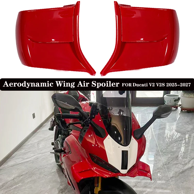 For Ducati V2 V2S Accessories 2025-2027 Motorcycle Winglet Aerodynamic Side Spoiler Fairing Air Deflector