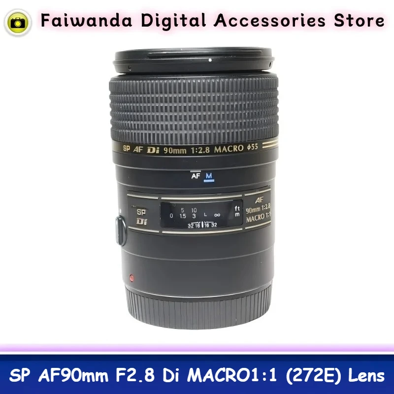 

95% новый оригинальный объектив для Tamron SP AF90mm F2.8 Di MACRO1:1(272E) DSLR-камера APS-C для Sony, Canon EF, Nikon F Mount