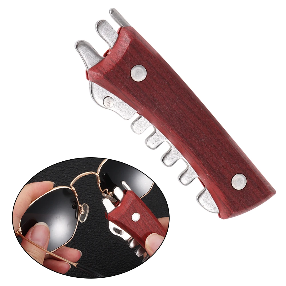 Hand Held Glasses Repair Tools Multi-Functional Universal Fit Eyeglasses Temple Bend Hand Tool Sets Nose Pad Adjustment