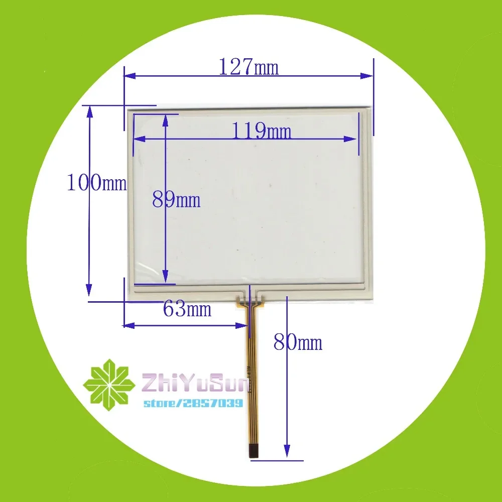 5.6inch 056006 4 Lins Touch Screen For GPS CAR 127mm*100mm Touchsensor 127*100 Touchglass Digitizer This Is Compatible Industr
