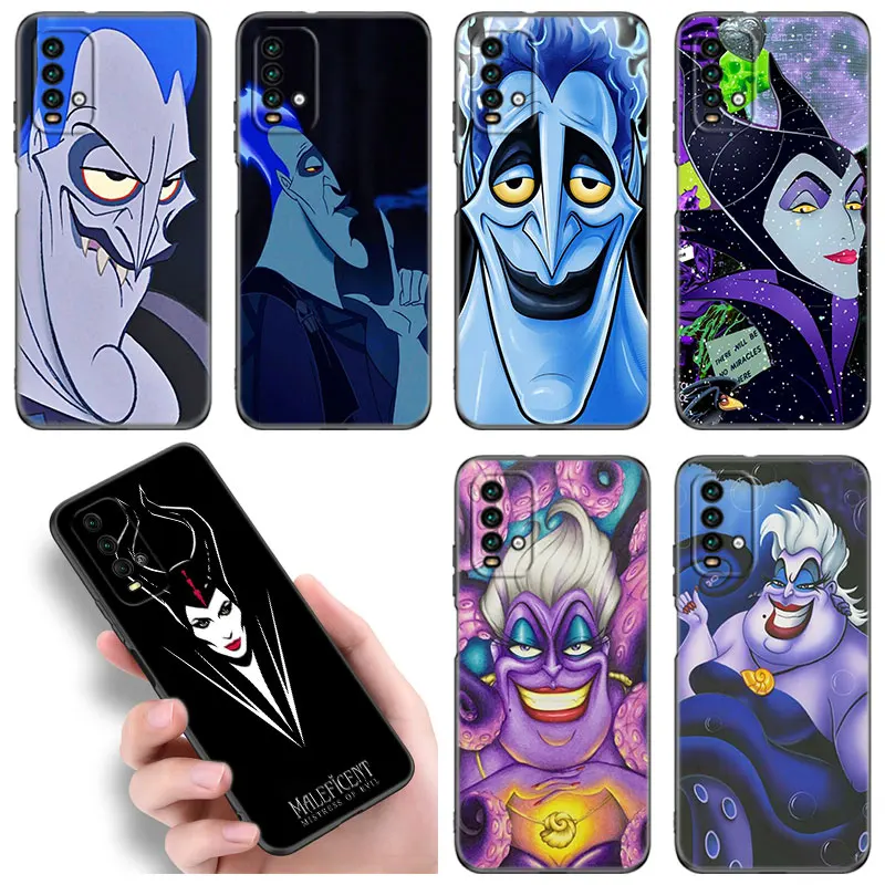 Anime Hades Evil Queen Phone Case For Xiaomi Redmi Note  5 6 7 K40 K60 Pro 7A 8A 9A 9C 9i 9T 10A 10C 12C A1 A2 Plus Black Cover