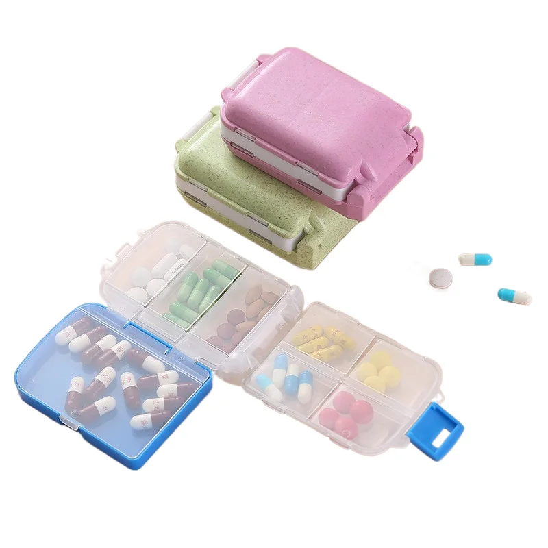 1Pc Portable Mini Pill Box Medical Kits Vitamin Pills Box Storage Box Pill Container Health Travel Supplies