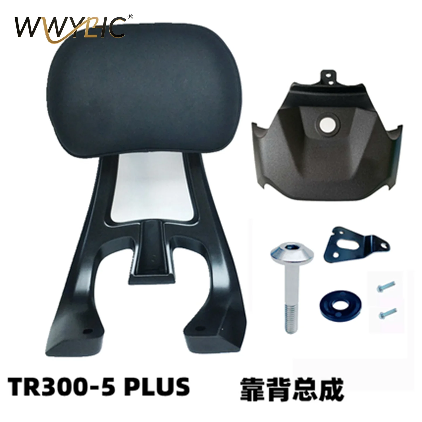 TR300 Motorcycle Rear Backrest, Bracket Rear Hand Guard, Urban Version Travel Version Tail Cover Original Accessories