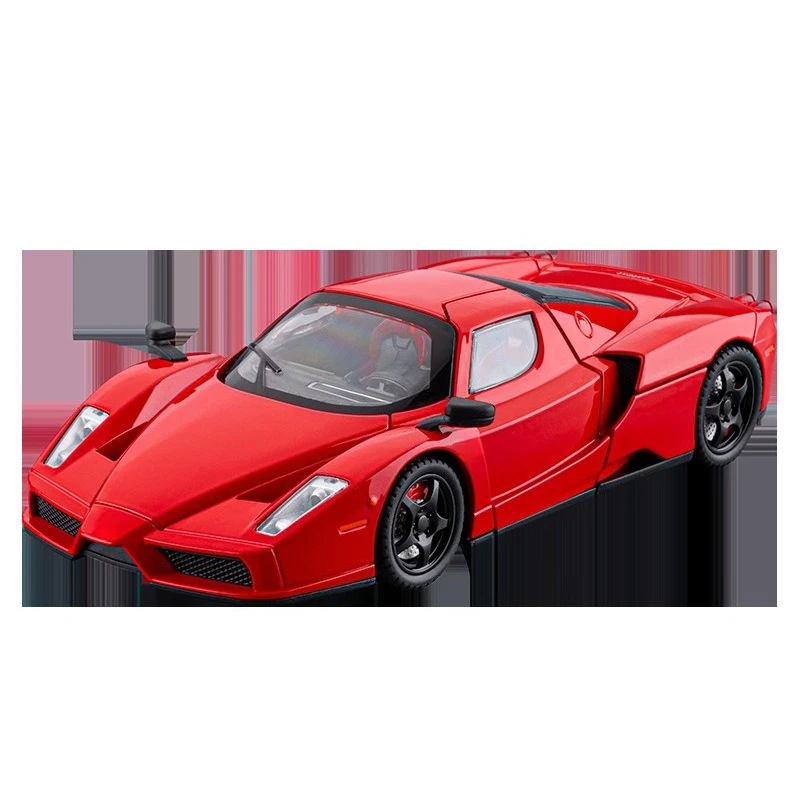 1:22 Enzo Legierung Sportwagen Spielzeugauto Modell Sound Licht Zurückziehen Miniaturmodelle Fahrzeuge Ornamente Geschenke