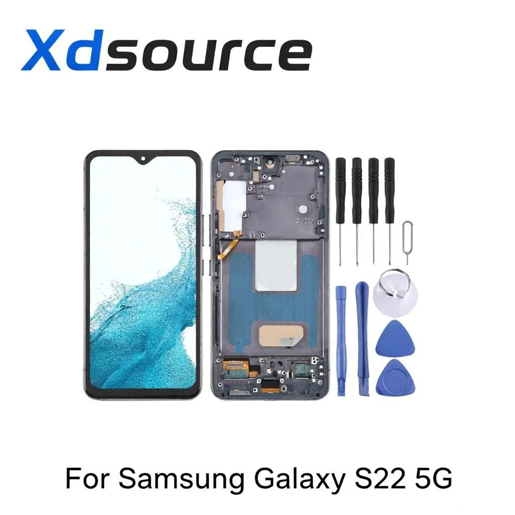 TFT LCD Screen For Samsung Galaxy S22 5G US EU Version, Not Supporting Fingerprint Identification