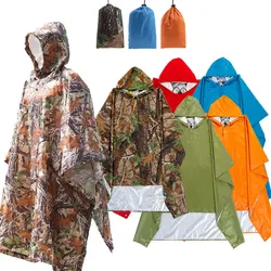 3 in 1 impermeabile adulto lungo impermeabile donna uomo cappotto antipioggia giacca Poncho con cappuccio per escursionismo all'aperto viaggi pesca tuta antipioggia