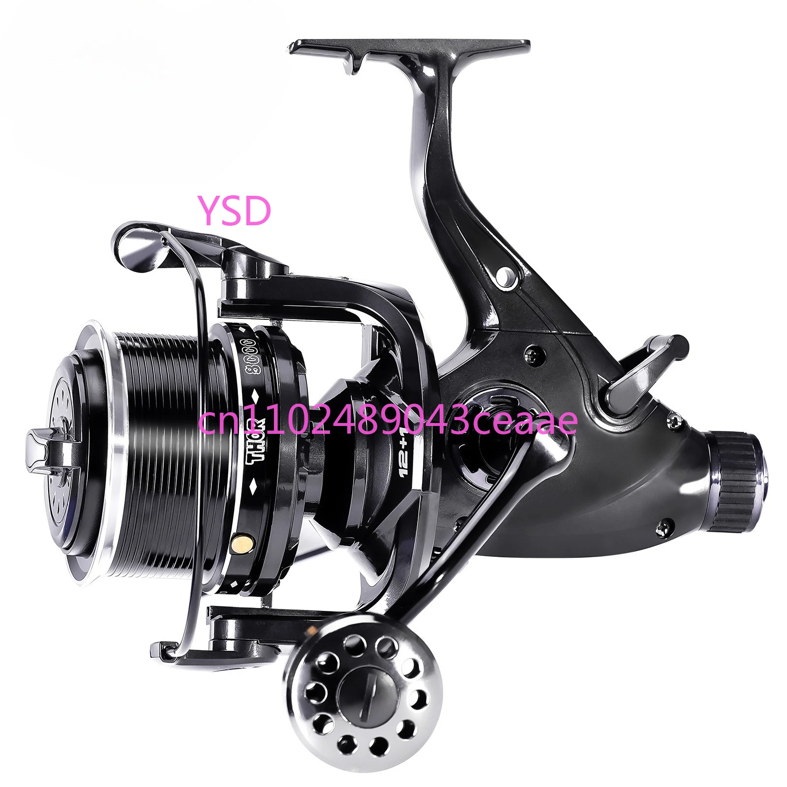 

Спиннинговая катушка с двойным тормозом (рыболовная катушка, большая катушка для длительного вида, защита от намотки)