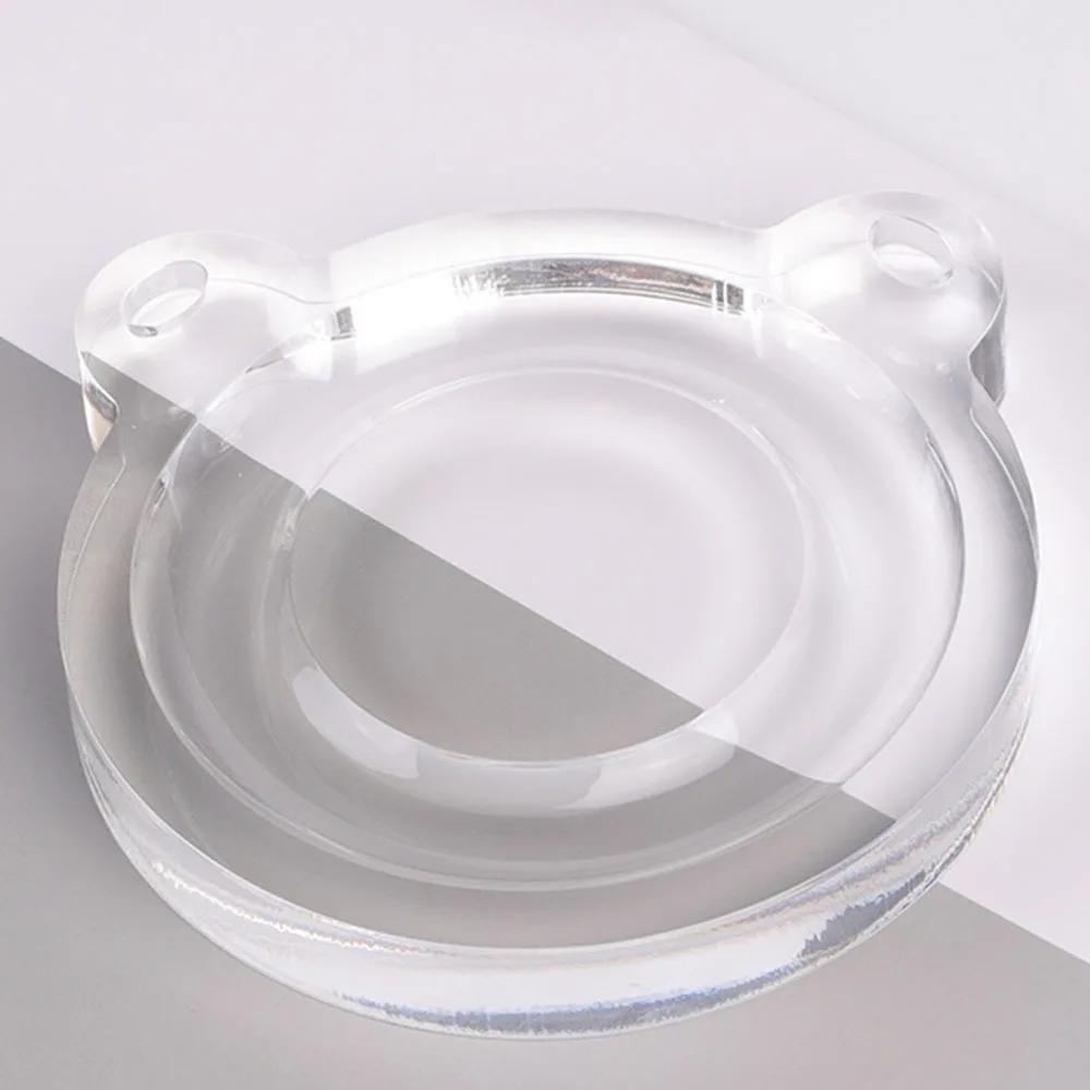 

Acrylic Jewelry Tray Multiple Grooves Storage Compartments Beading Board Crafting Bear Shape Jewelry Making Mat