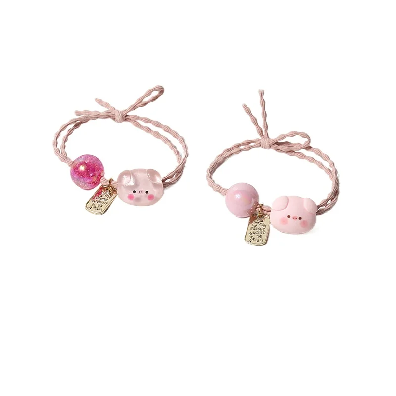 Rosa Schwein Haars eil niedlichen weiblichen Kopf bedeckung Temperament Stirnband Haarschmuck japanische koreanische niedlichen Gummiband Haar gummis