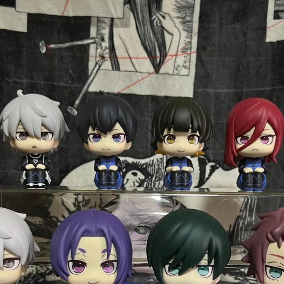 Figurki anime BLUE LOCK, lalki Isagi Yoichi, Nagi Seishiro, Bachira Meguru, Mikage Reo, figurki akcji, modele zabawek dla dzieci, prezent
