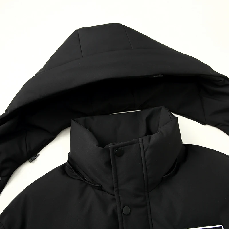 Winter New Men Hooded Short Puffer Jackets Thicker Warm Casual Duck Down Coats Male Outdoor Windproof Jackets