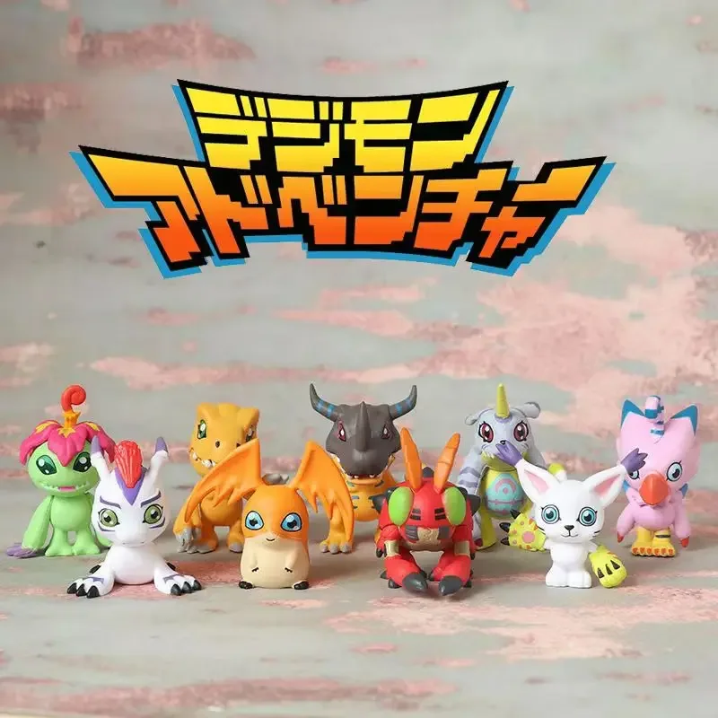 ชุดฟิกเกอร์อนิเมะดิจิมอน 9 ตัว/ชุด ของสะสมโมเดล PVC ตุ๊กตาประดับตกแต่ง ของขวัญวันเกิด ของขวัญคริสต์มาส