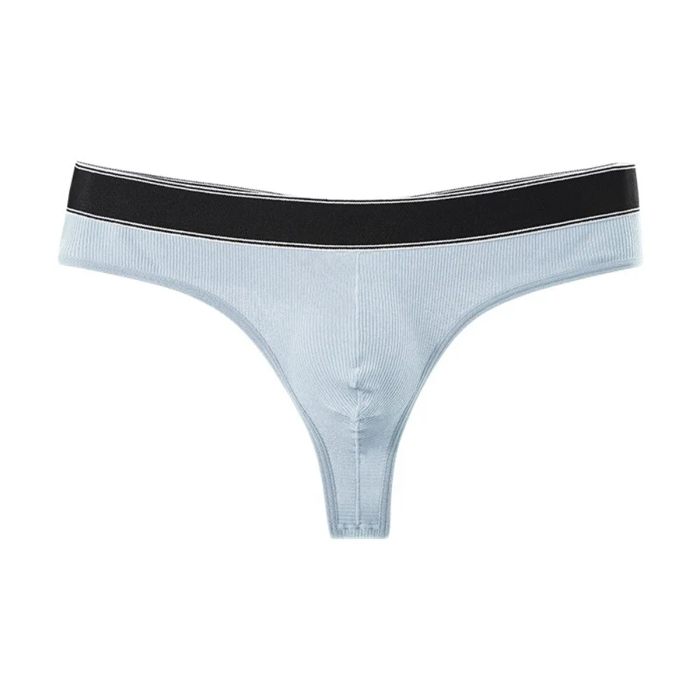 Soft Low Waist Men Bikini Thongs Thin Lingerie Men's Panties Underwear Underpants Male Briefs Male