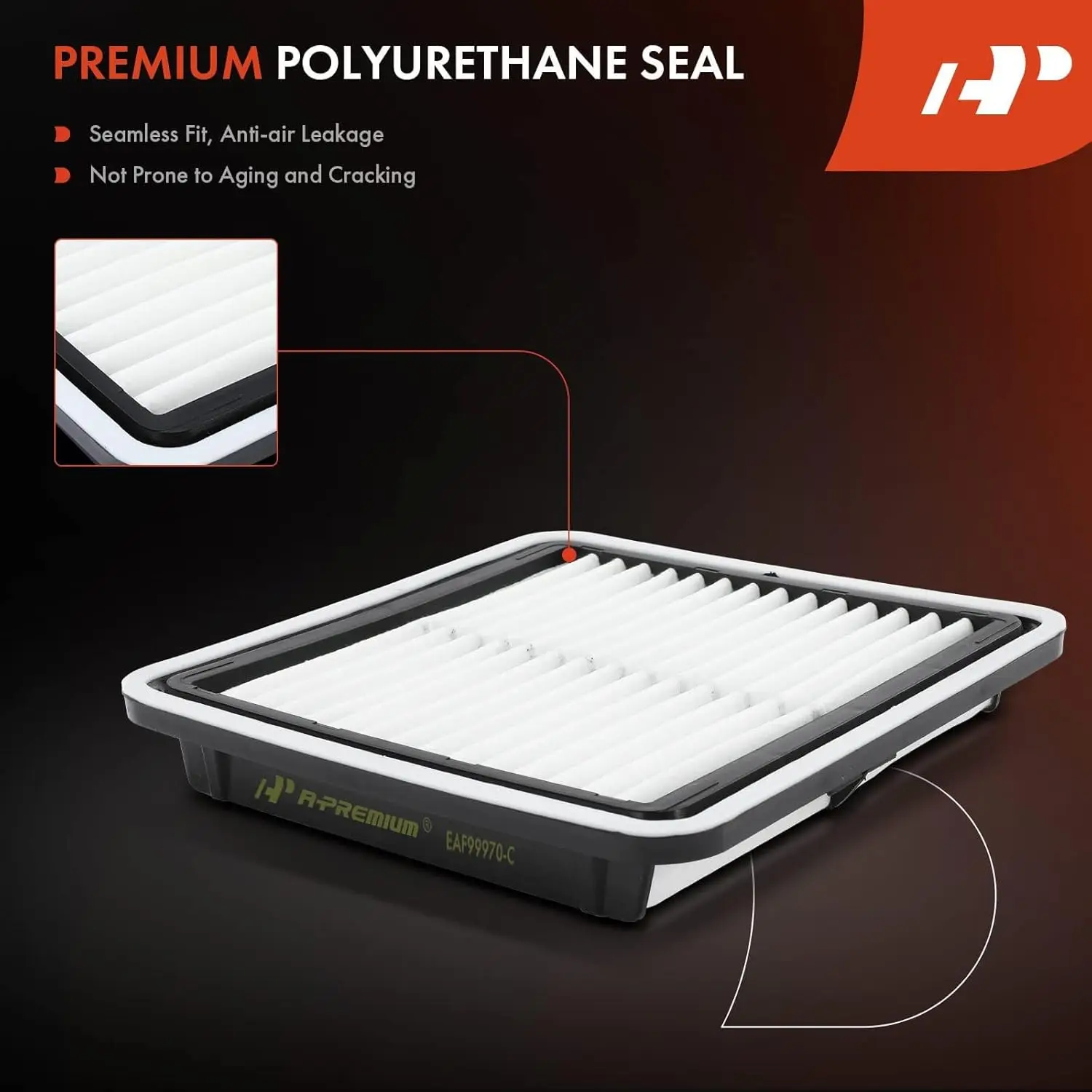 Engine Air Filter Compatible with Subaru - Impreza(2008-2016), Legacy(2005-2019), Outback(2005-2019), WRX(2013-2021), Forester(2