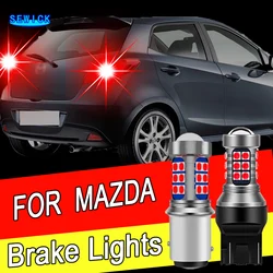 2pcs Car LED Brake Stop Tail Light Blubs Red For Mazda 2 DY DE DH3 DL DJ For Mazda 3 BK BL BM BN Saloon/Sedan Hatchback Van