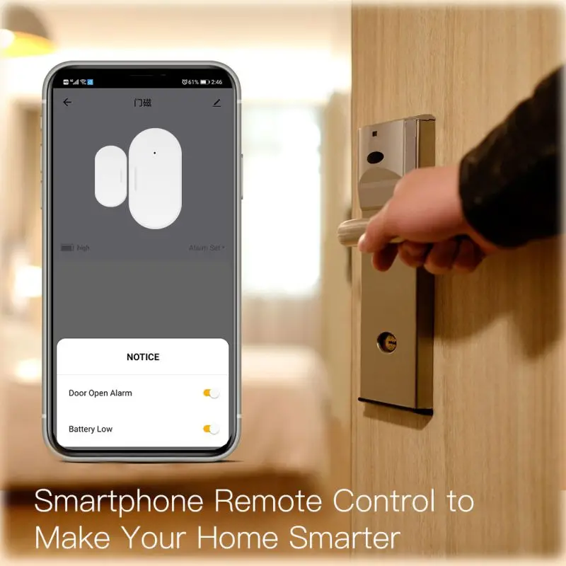 eWelink ZigBee Smart Window Door Gate Sensor Detector Family Intelligence System Security Alarm Remote Monitor Alexa Google