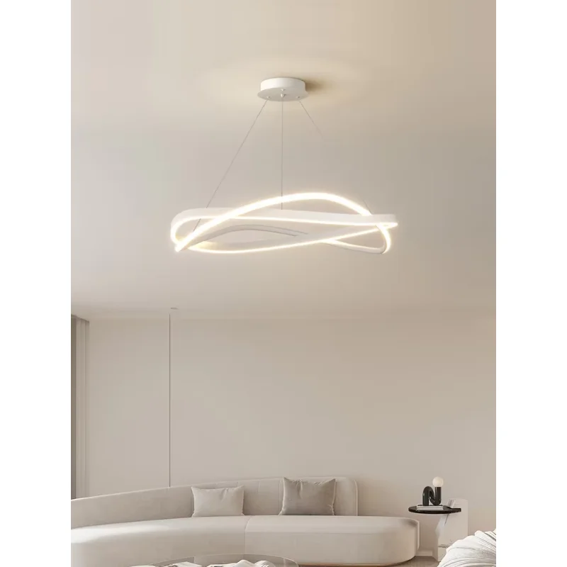 Living room lights ring chandelier home electric lamp creative minimalist lamp Modern chandelier master bedroom lamp