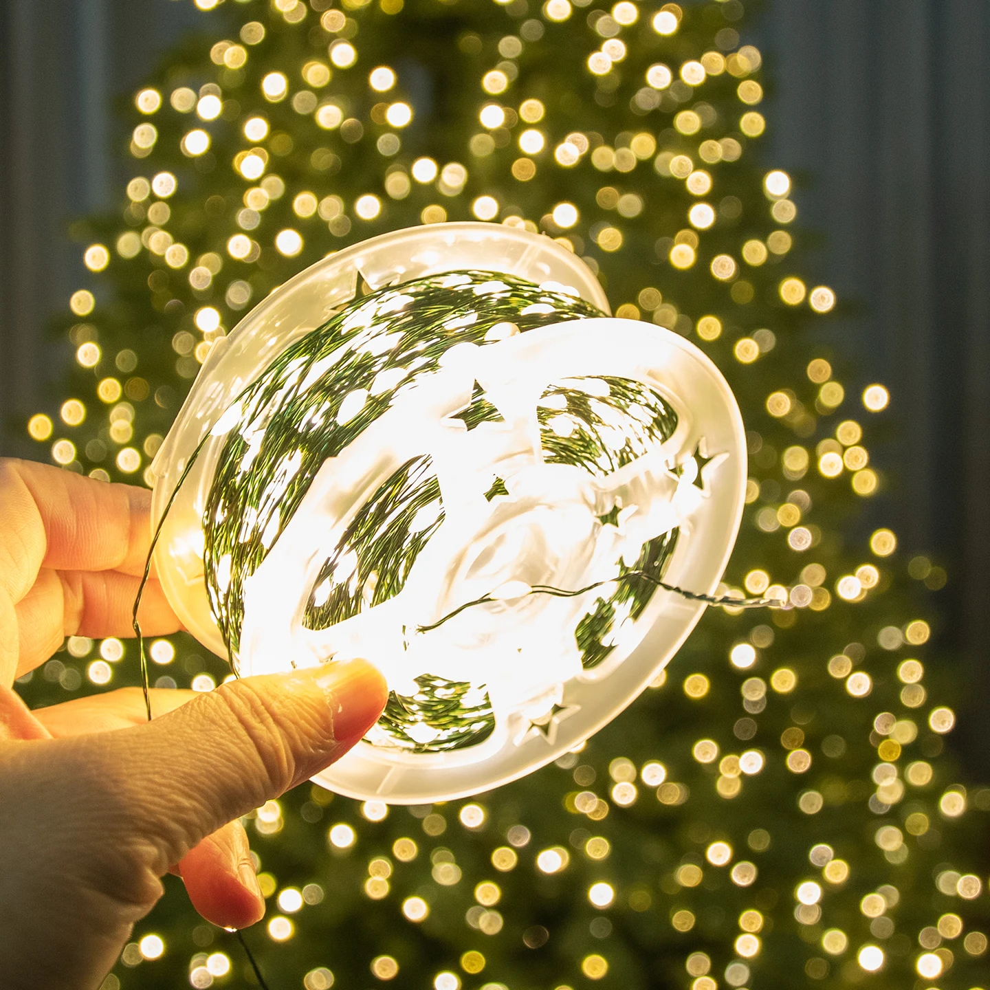 وميض ستار شجرة عيد الميلاد الديكور الجنية أضواء الأخضر الأسلاك النحاسية 30 متر 50 متر 100 متر 120 متر 200 متر 300 متر المكونات في جارلاند سلسلة ضوء #6