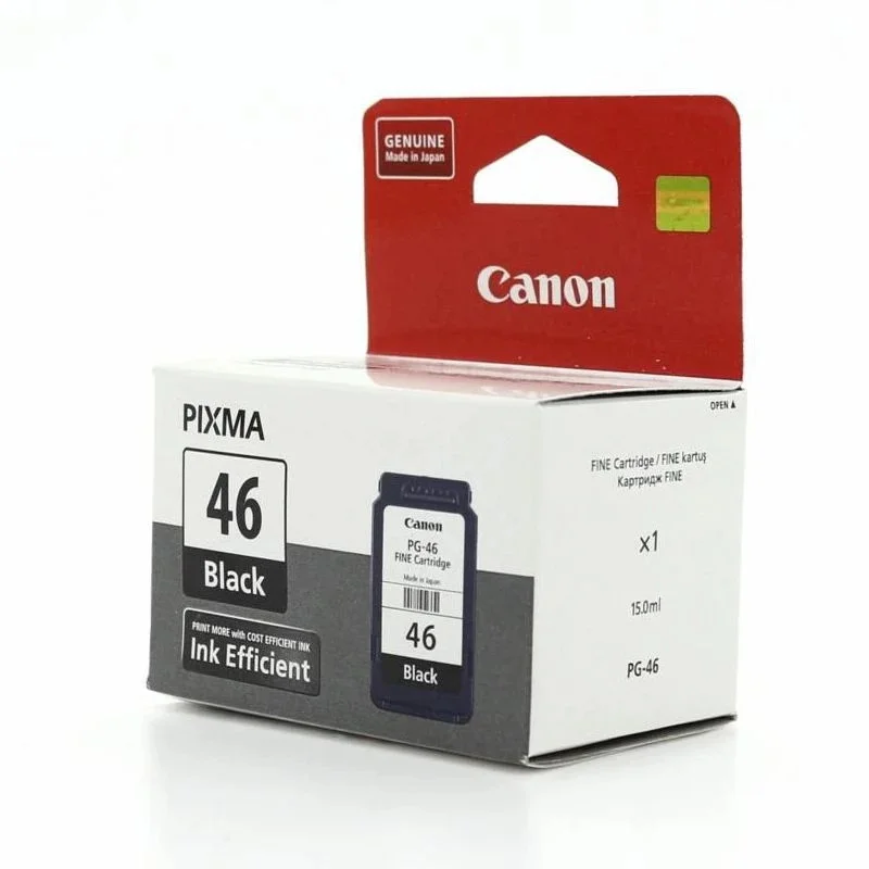 Canon Pixma PG-46 Black And CL-56 Color Cartridge A Combination Of Original Product Advantage Package E404 E464 E414 E474 E484