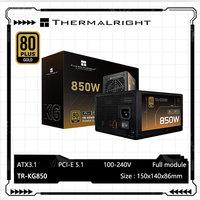 Thermalright TR-KG850 ATX3.1 Fully Modular Gold Medal Case Power Supply/ voltage range 100-240V / 750 / 850W supports PCI-E5.1