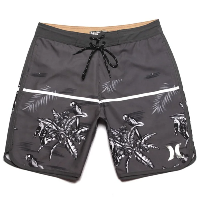 

Men's Fitn Beach orts Spor Five-Quarter Thin Dive Qui Dry Casual orts Polyester Blend Low Waist Printed Swimwear