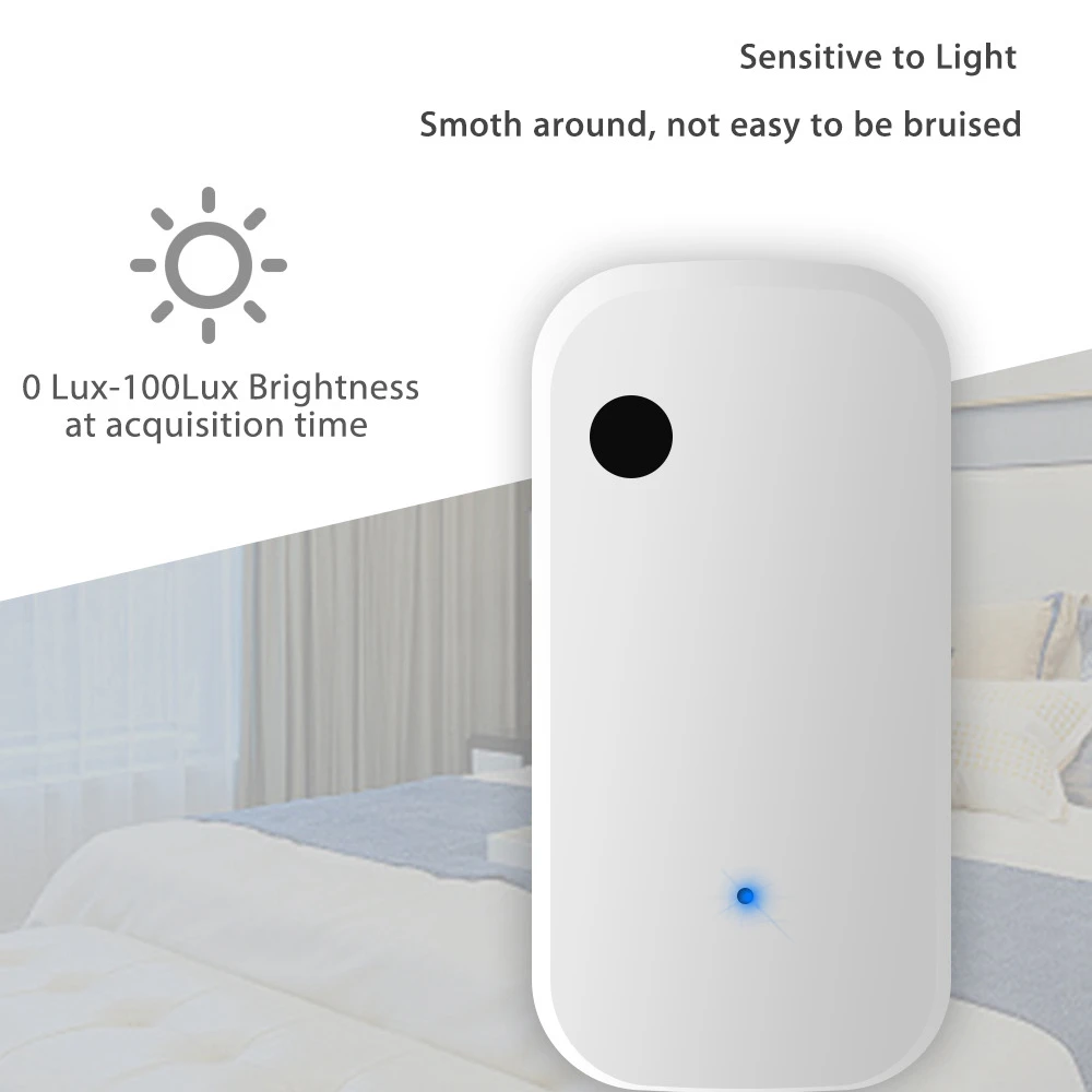 Tuya Zigequation-Capteur de lumière WiFi intelligent, détecteur de luminosité domestique, tournesol, fonctionne avec Smart Life Linkage