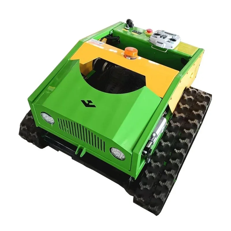Non-slip crawler snow shovel, remote control agricultural grass cutting robot