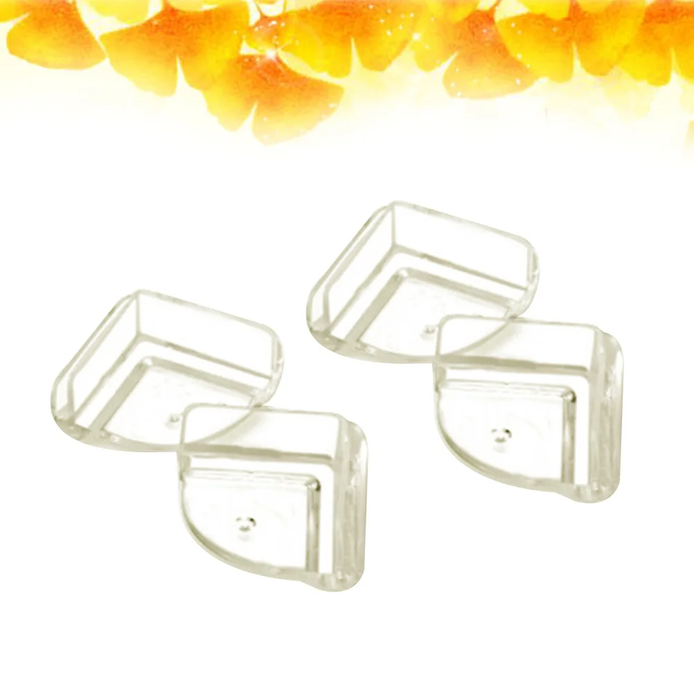 

4 Pcs Corner Pads Transparent Protector Table Guards Stopper Protective Protectors Cushion