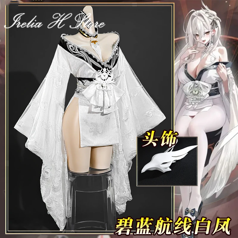 

Irelia H Hakuho кимоно Azur Lane IJN Hakuho косплей костюм для женщин сексуальное платье костюмы на Хэллоуин