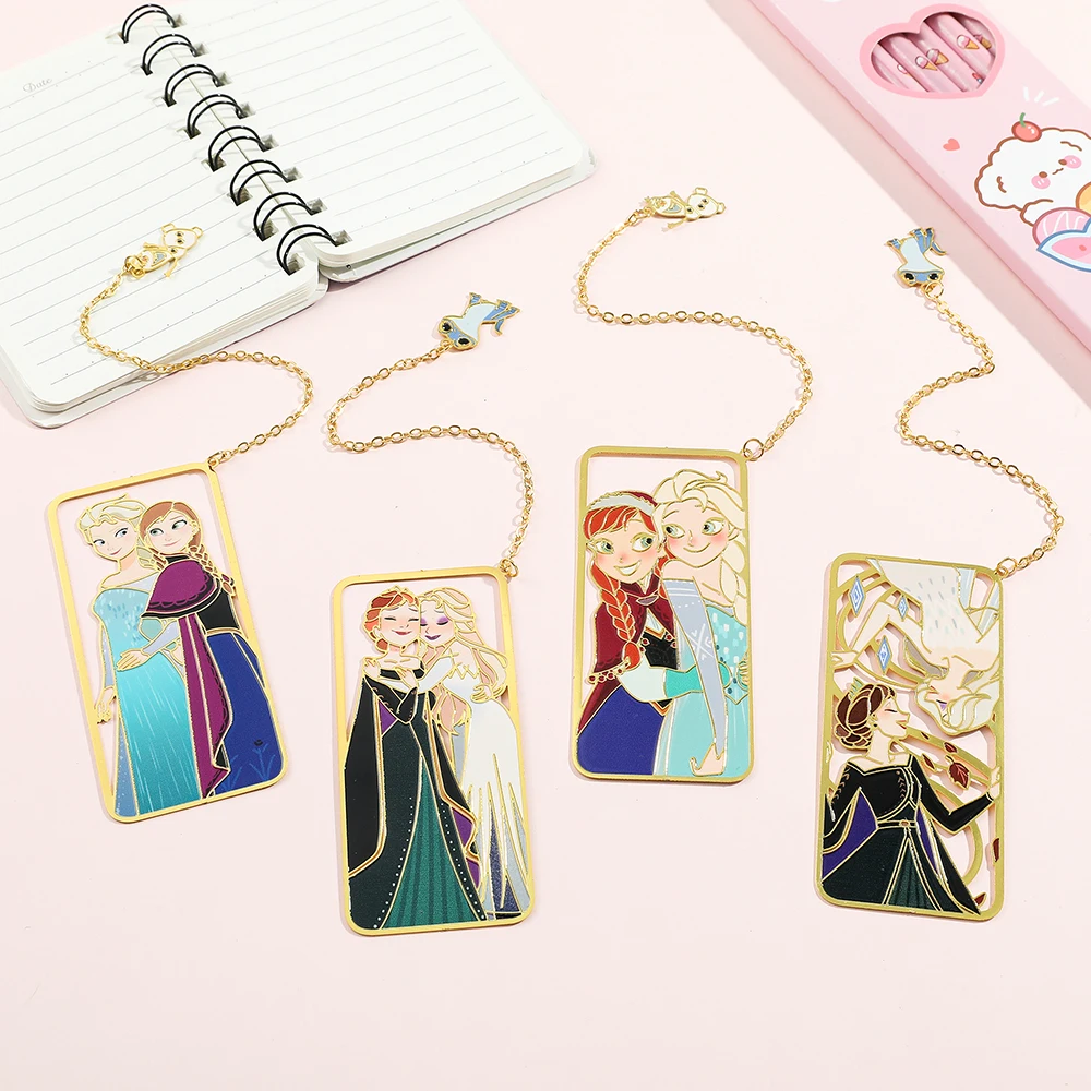 disney anime series metal bookmark branca de nevemenina coletar bookmark material escolar papelaria para amantes de livros bonito fas 01