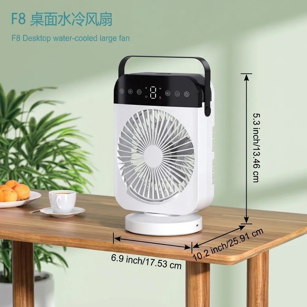 ventilateur-portatif-avec-fonction-d'humidificateur-pour-bureau-dortoir-parc-design-ultra-silencieux-et-portable-abs-blanc-26x175x134cm