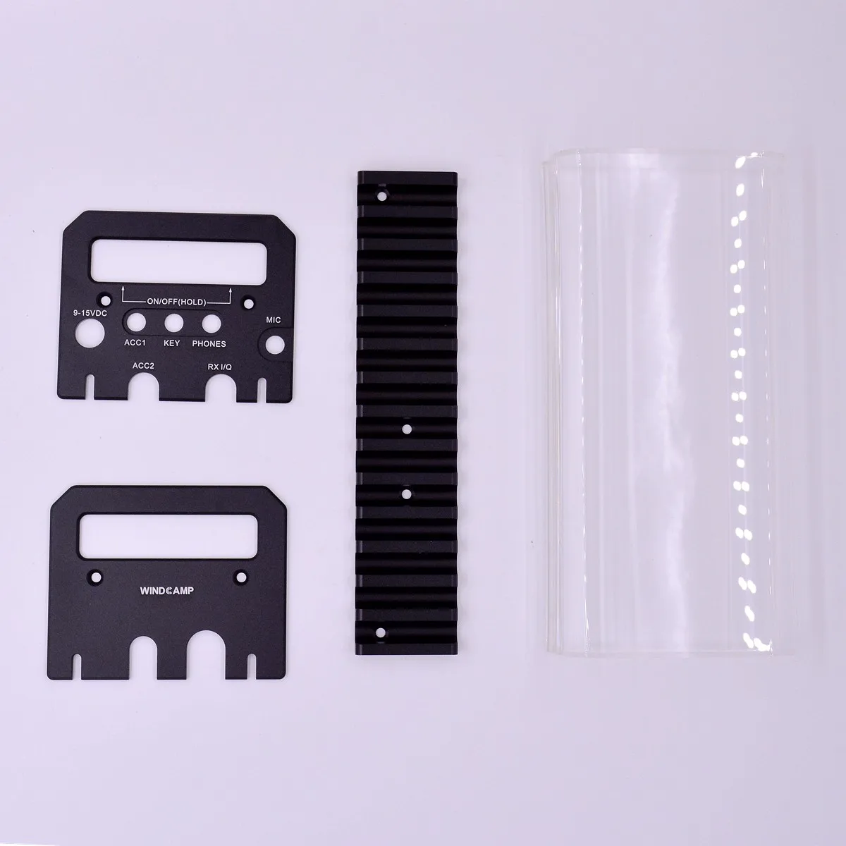 Heatsink Transparent Panel Cover Kits for Elecraft KX3 Qrp Mini Mobile Radio Transceiver Protective Metal Case Accessory - view 5