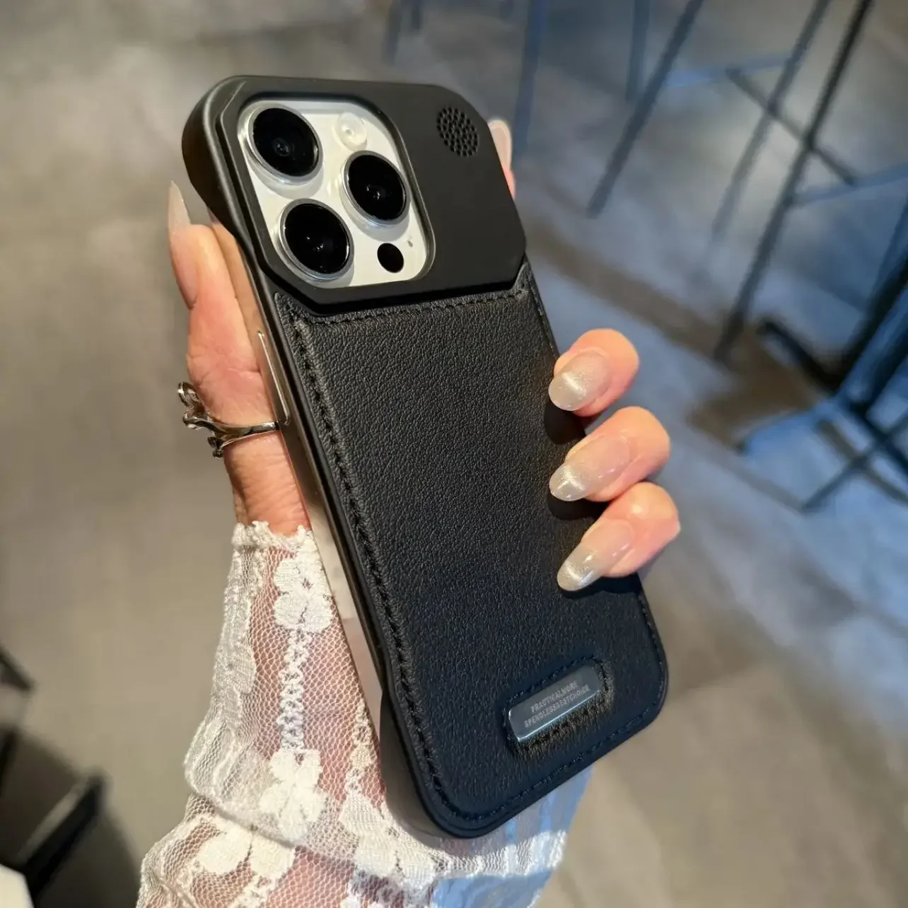 Business-Aromatherapie-Ledertasche für iPhone 17, Air 16, 15, 14 Plus, 13, 12, 11 Pro Max, für Magsafe, magnetische rahmenlose Rüstungsabdeckung