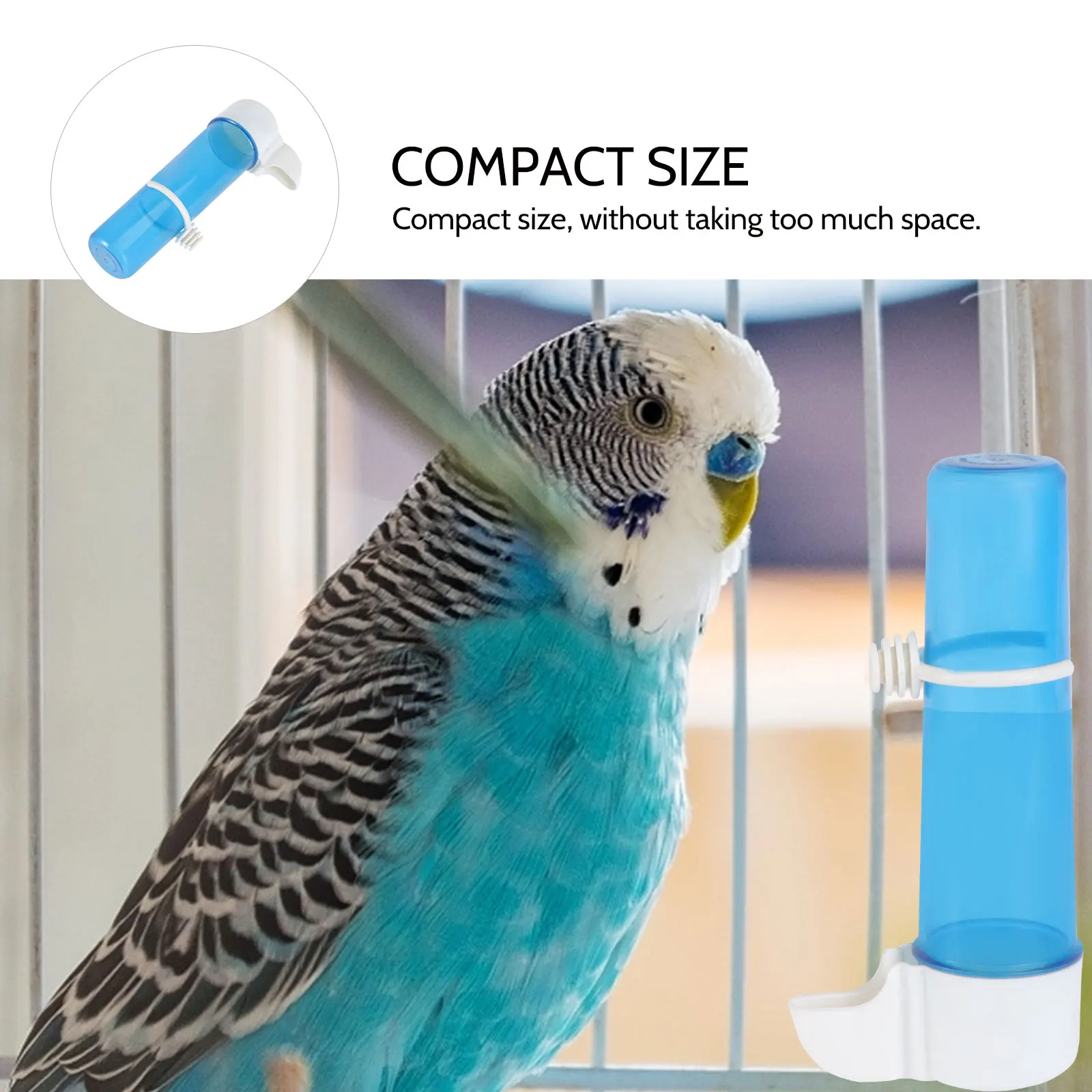 

Automatic Water Feeder Parakeet Bird Feeding and Watering Utensils Pigeons Poultry Waterer Dispenser Container Drinking Bottle