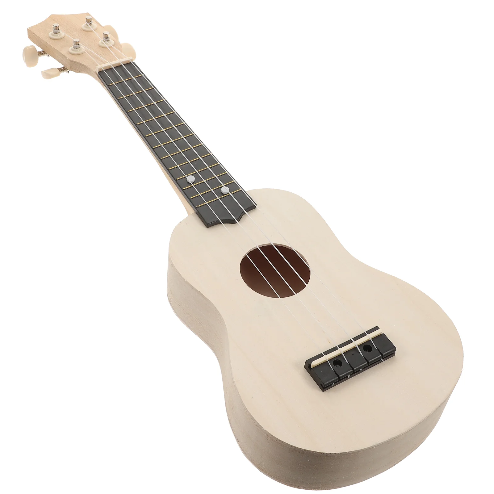 

Hand-assembled Ukulele Material Kit Musical Instruments Guitars DIY Puzzle Wooden Self-painting Toddler Child