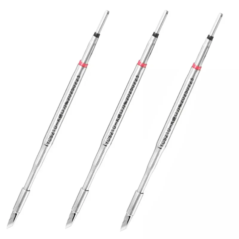

YCS C210-K Series Soldering Iron Tips 120W For T210/T26 Soldering Station Handle Mobile Phones PCB IC Repairing Tools