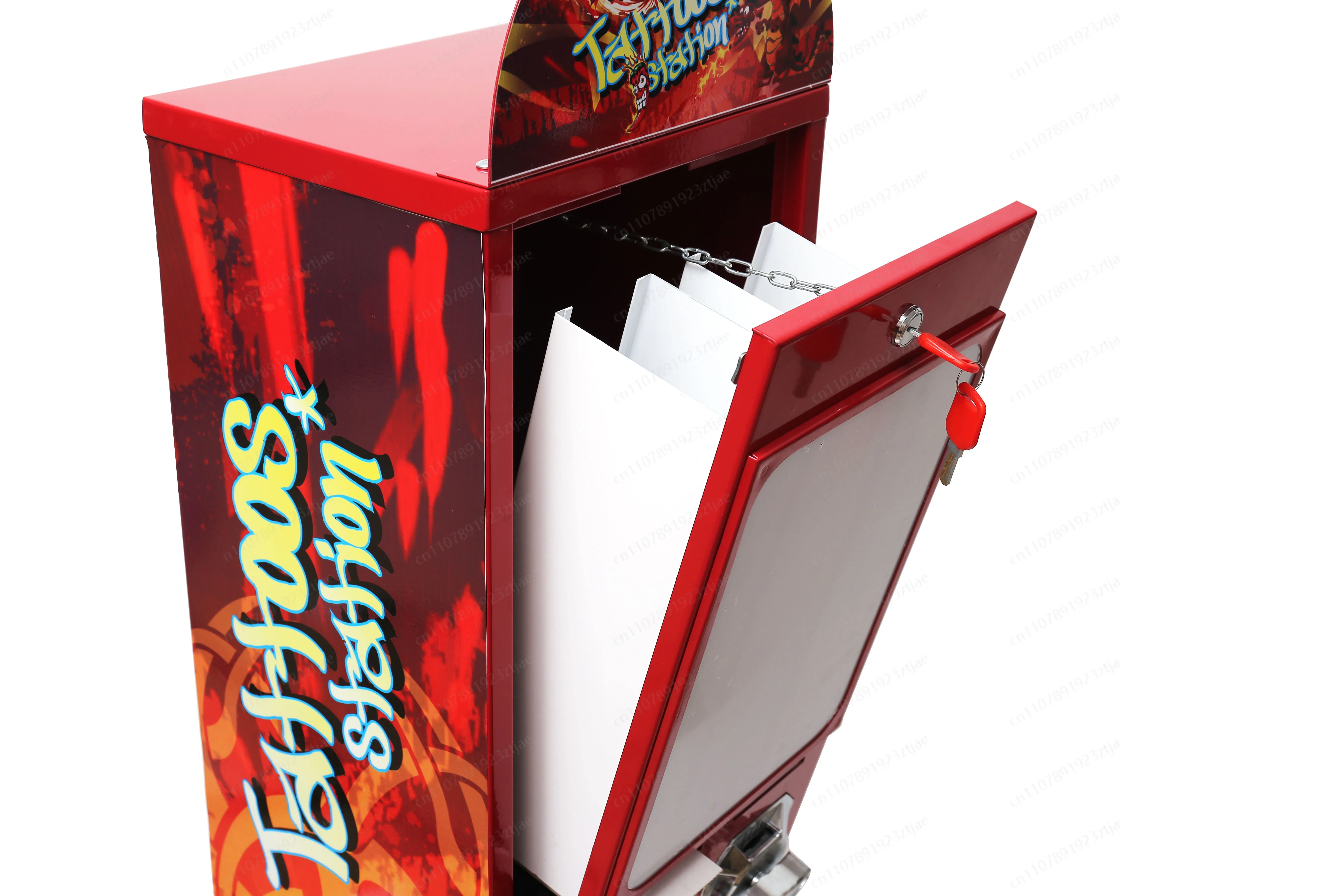 Trading Anime Card Sticker Vending Machine Tattoo Toy Vending Machine Durable Metal for Business view 4