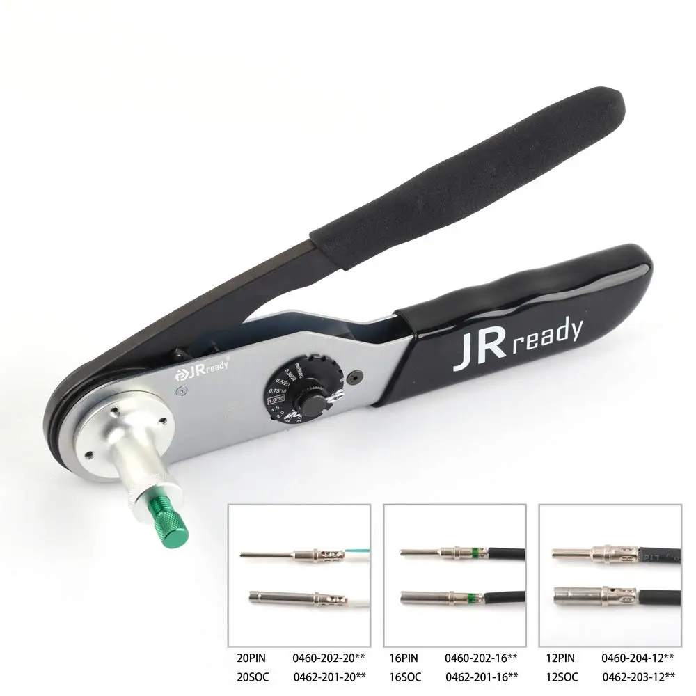 Replacement Crimper / HDT-48-00 Solid Contacts Crimping Tool Wire Range 12-22AWG