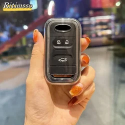 New TPU Car Remote Key Case Cover Shell for Chery Tiggo 3 5X 4 8 Glx 7 2019 2020 Arrizoy Tiggo 8 Holder Fob Car Accessories