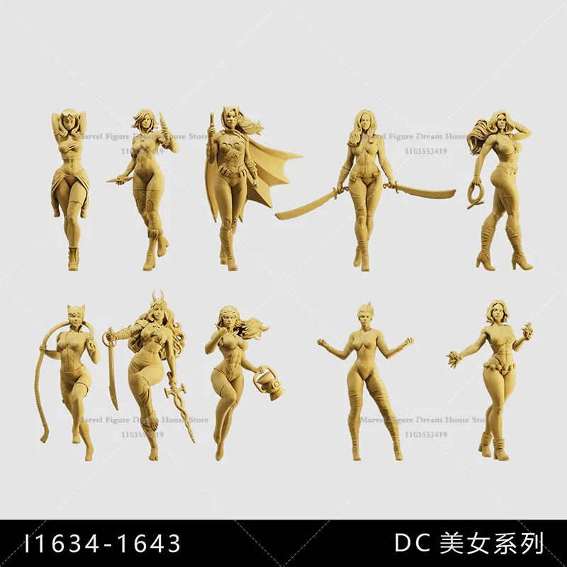 

1/64 1/43 1/35 масштаб миниатюрная кукла сцены DC женщина-кошка летучая мышь ворон убийца морозная звезда сапфир белая мини-фигурка