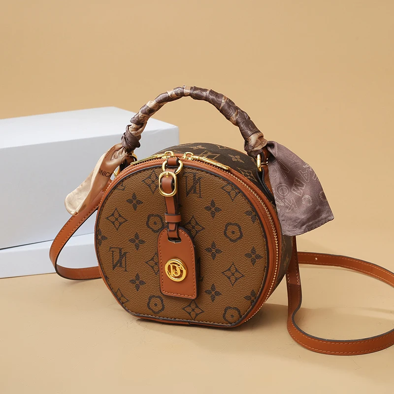 

Luxury Designer Leather Crossbody Bag For Women - Elegant Shoulder Handbag Tote With Detachable Strap, Classic Ladies Purse