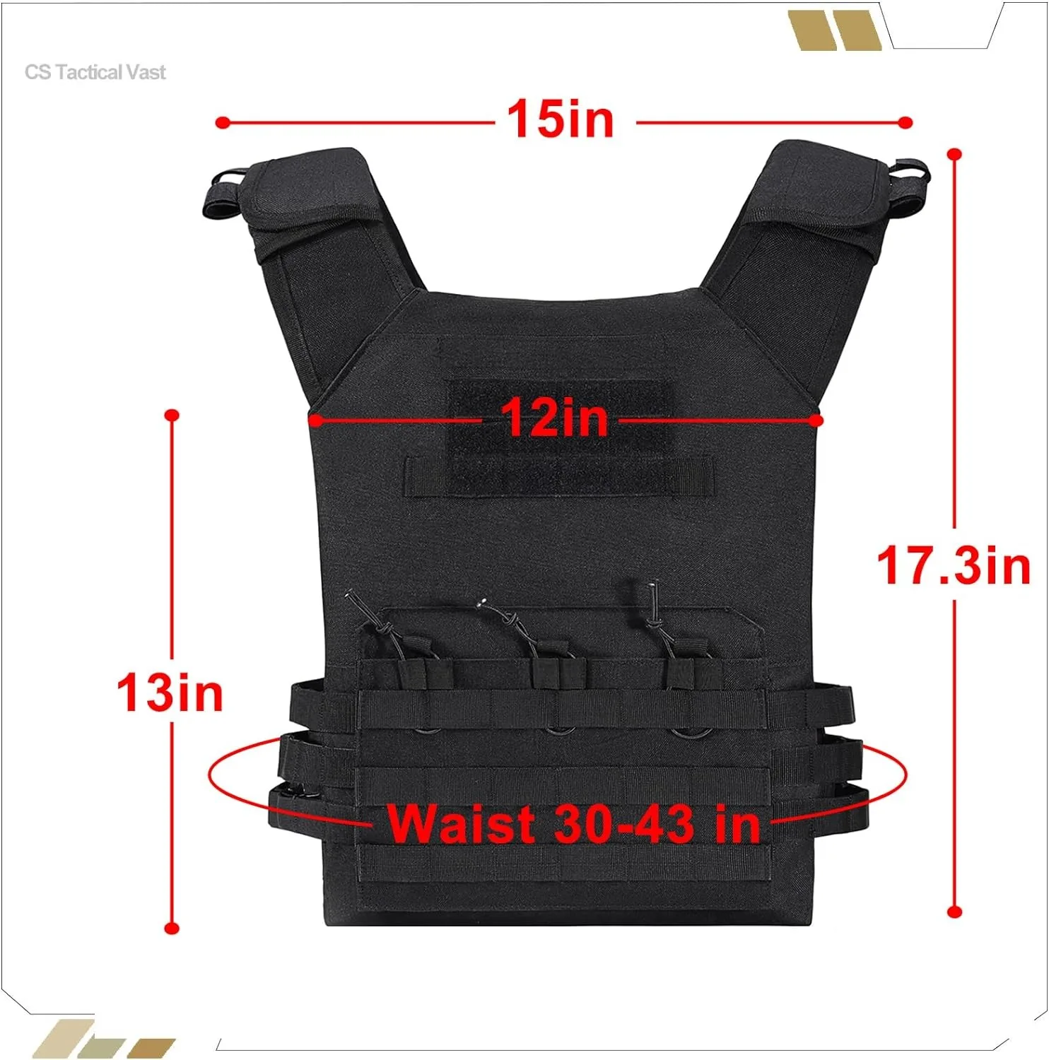 600D Nylon Tactical Outdoors Vest,Fully Adjustable Breathable,Lightweight Modular Paintball Police Airsoft Vest