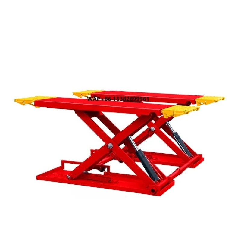 Car Parking Lift for Workshops 4000kg 1.4m Auto Car Scissor Lift Equipment