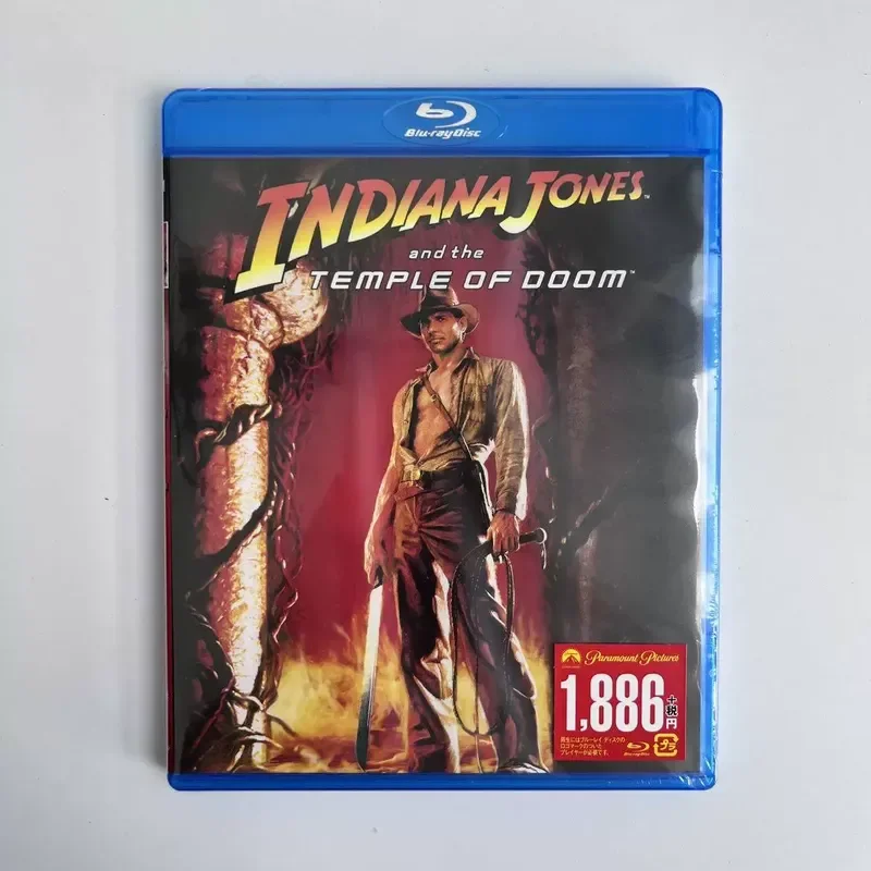 Japanese Genuine Blu-ray BD Indiana Jones 2 1984 Raiders of the Magic Domain Legend of the Magic Palace